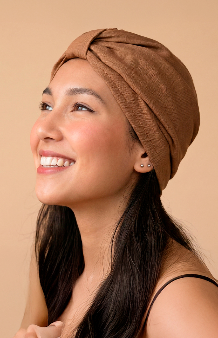 Linen Turban Head