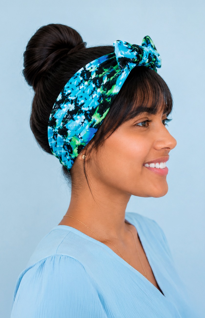 Turban Lace Print